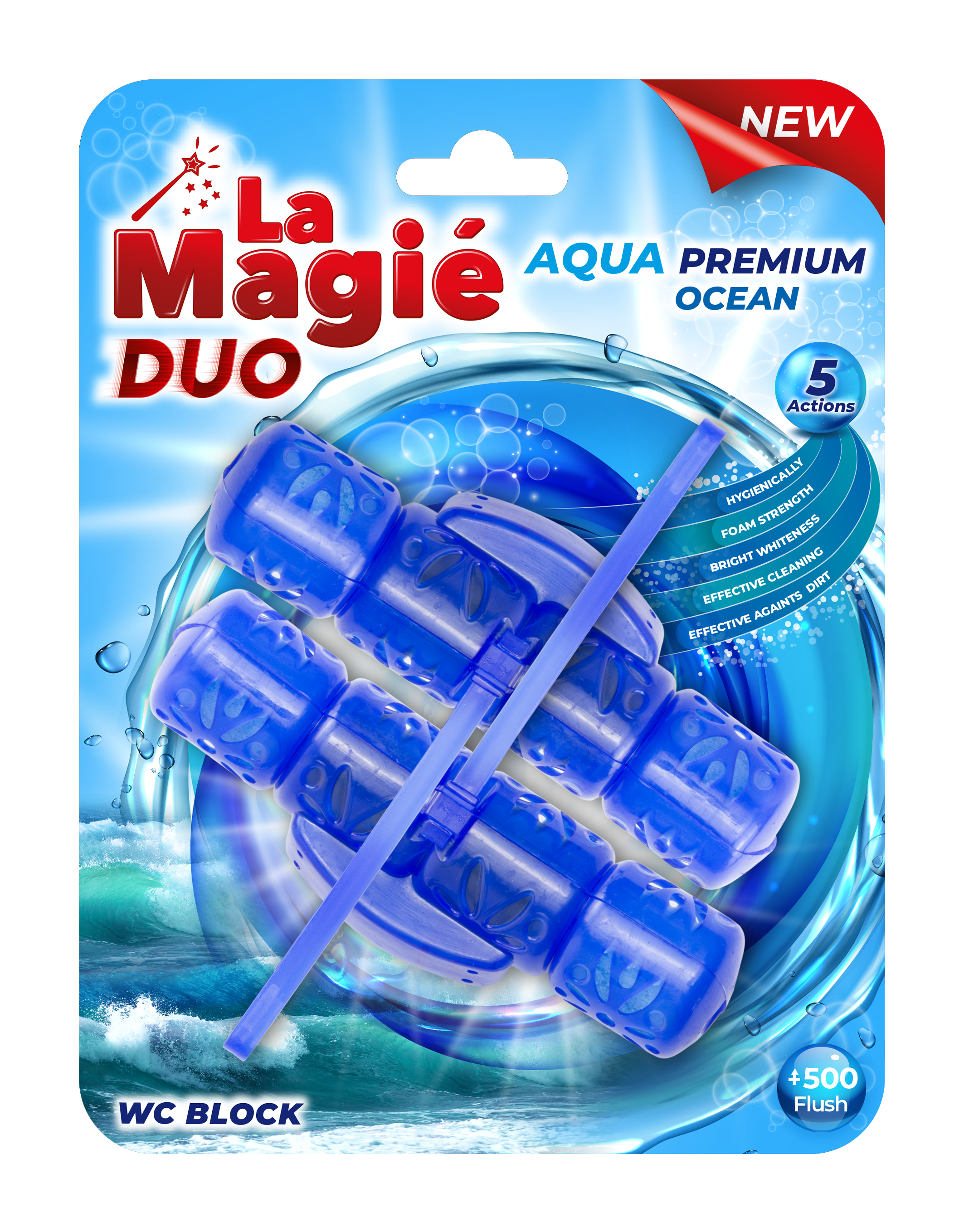 LA MAGIÉ AQUA PREMIUM WC BLOCK DUO 2X40 G OCEAN
